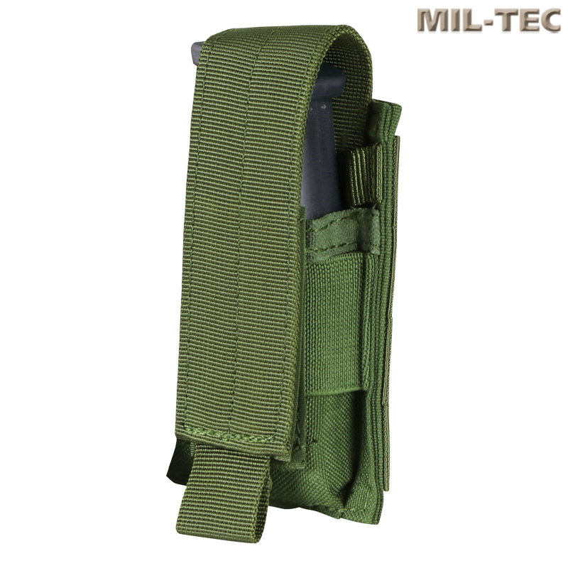Mil-Tec - Poche chargeur pour pistolet, MOLLE, Olive Drab Mil-Tec - Poche chargeur pour pistolet, MOLLE, Olive Drab