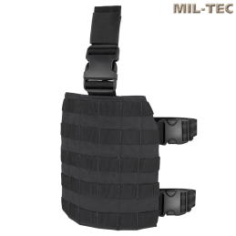 Mil-Tec - Plateforme de cuisse, MOLLE, noir