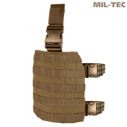 Mil-Tec - Plateforme de cuisse, MOLLE, Dark Coyote