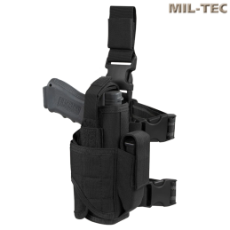 Mil-Tec - Holster de Cuisse réglable, noir