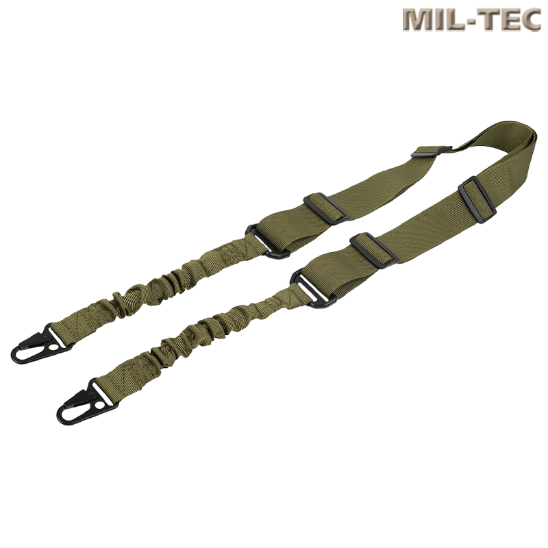 Mil-Tec - Sangle tactique bungee, 2 points, Olive Drab Mil-Tec - Sangle tactique bungee, 2 points, Olive Drab