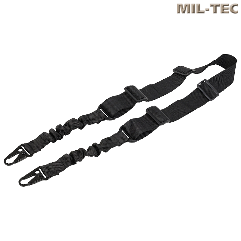 Mil-Tec - Sangle tactique bungee, 2 points, noir Mil-Tec - Sangle tactique bungee, 2 points, noir