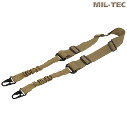 Mil-Tec- Sangle tactique bungee, 2 points, Dark Coyote