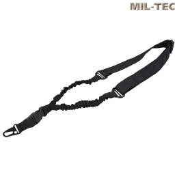 Mil-Tec - Sangle tactique bungee, 1 point, noir