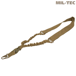 Mil-Tec - Sangle tactique bungee 1 point, Dark Coyote