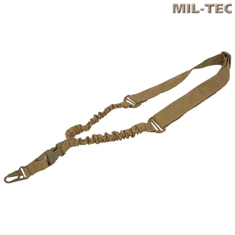 Mil-Tec - Sangle tactique bungee 1 point, Dark Coyote Mil-Tec - Sangle tactique bungee 1 point, Dark Coyote