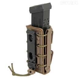 FMA - Poche chargeur semi-rigide pour pistolet, MOLLE, Dark Earth