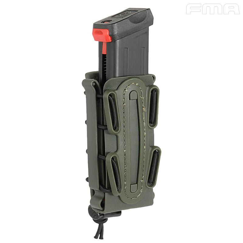 FMA - Poche chargeur semi-rigide pour pistolet, MOLLE, Olive Drab FMA - Poche chargeur semi-rigide pour pistolet, MOLLE, Olive Drab