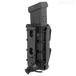 FMA - Poche chargeur semi-rigide pour pistolet, MOLLE, noir