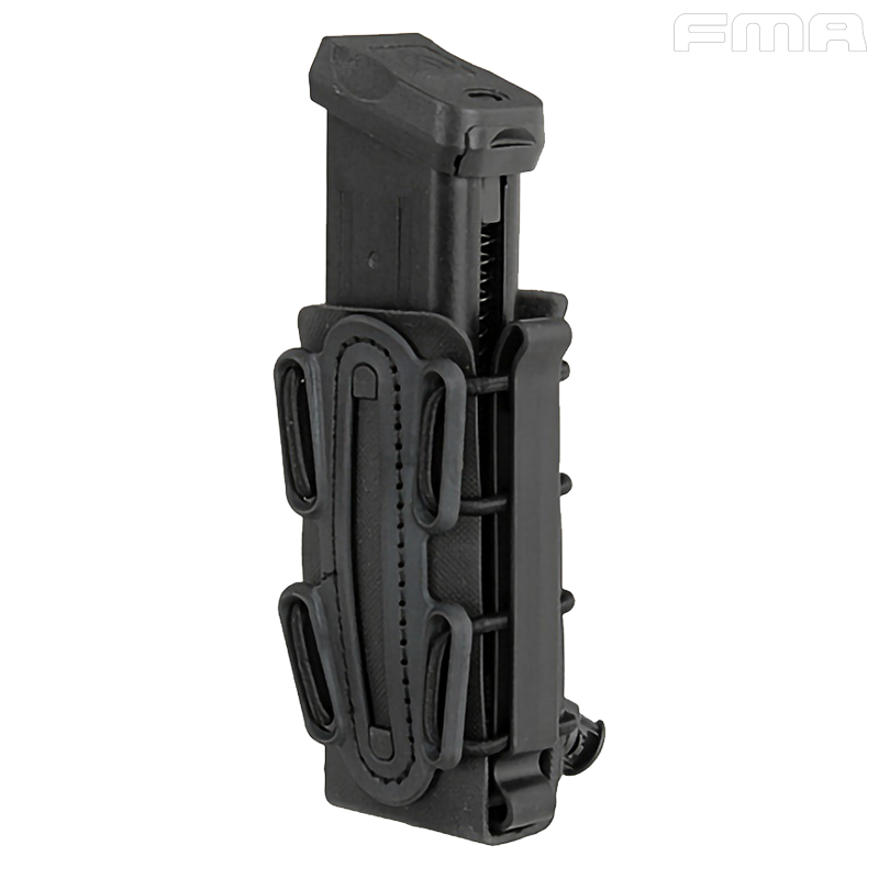 FMA - Poche chargeur semi-rigide pour pistolet, MOLLE, noir FMA - Poche chargeur semi-rigide pour pistolet, MOLLE, noir