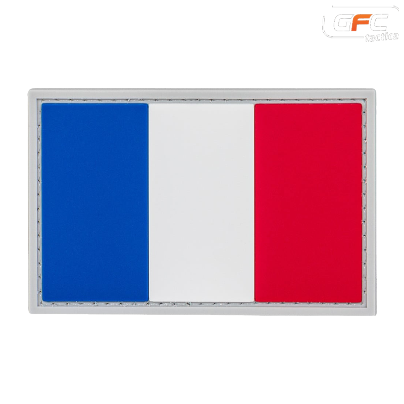 GFC Tactical - Patch 3D en PVC drapeau France GFC Tactical - Patch 3D en PVC drapeau France