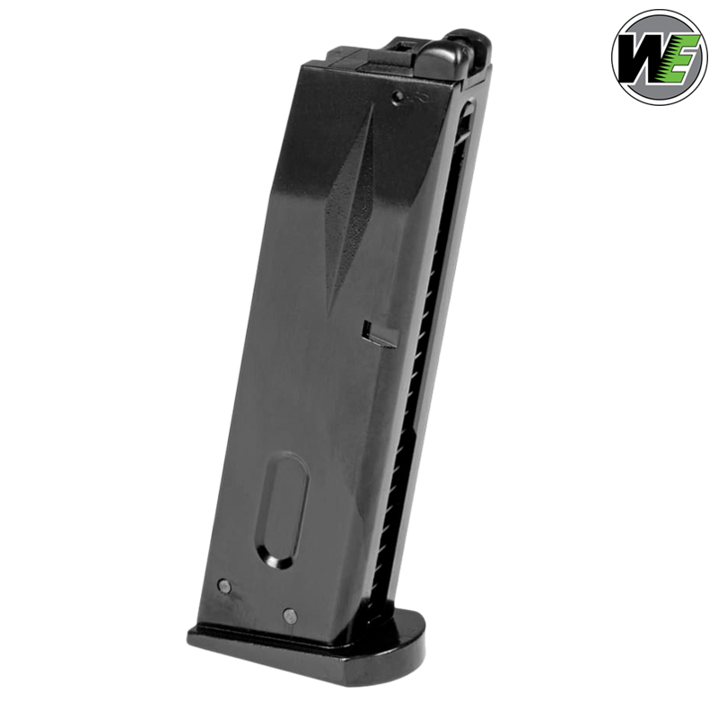 WE - Chargeur 25 billes, Green Gas, pour M9, M92 WE - Chargeur 25 billes, Green Gas, pour M9, M92