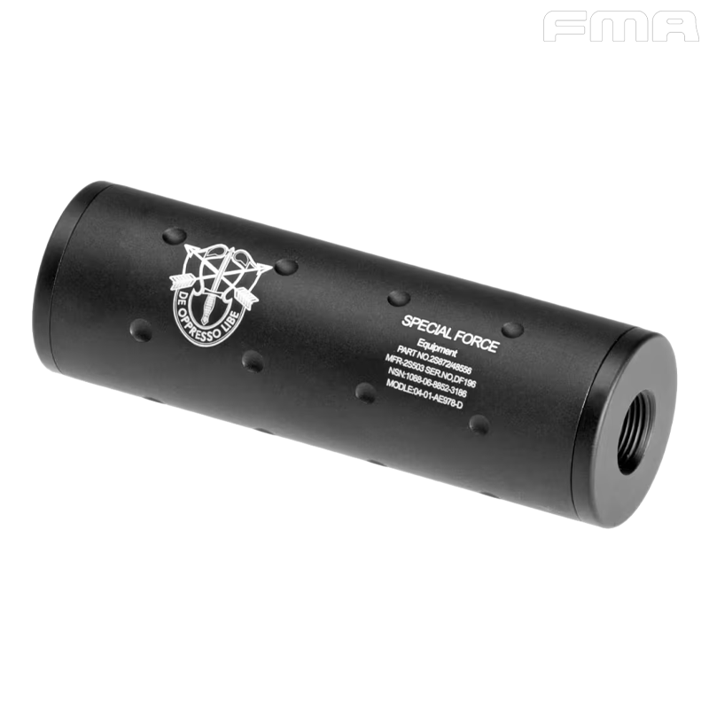 FMA - Silencieux Special Force, 32x100mm, 14mm CW/CCW FMA - Silencieux Special Force, 32x100mm, 14mm CW/CCW