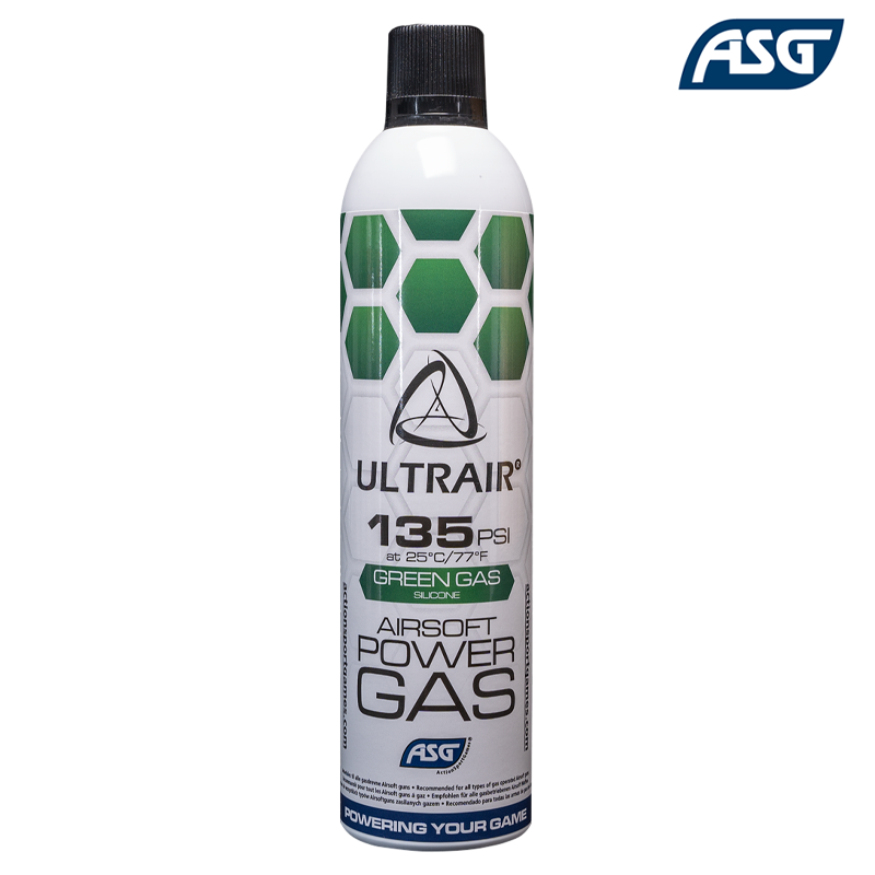 ULTRAIR™ by ASG - Bouteille Green Gas Ultrair™ 570ml, 135PSI