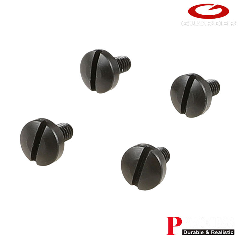 Guarder - Set de 4 vis acier pour M1911, MEU, S70, Detonics - M1911-11(BK)