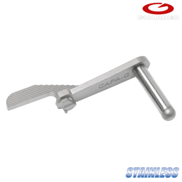 Guarder - Slide stop, Stainless Silver, pour Hi-capa Gold Match, 5.1, 4.3 - CAPA-77(SV)
