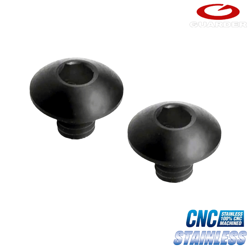 Guarder - Set de 2 vis, Stainless Black, pour Hi-capa - CAPA-98(BK) Guarder - Set de 2 vis, Stainless Black, pour Hi-capa - CAPA-98(BK)