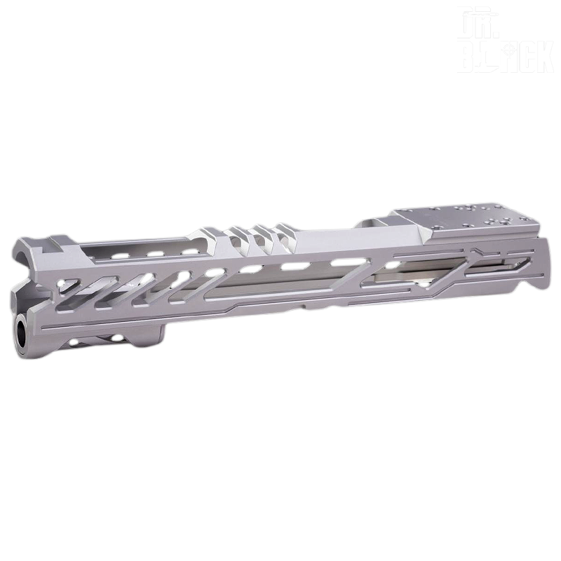 Dr.Black - Culasse custom "Type Y", Optics Ready pour Hi-capa 5.1, chromé Dr.Black - Culasse custom "Type Y", Optics Ready pour Hi-capa 5.1, chromé