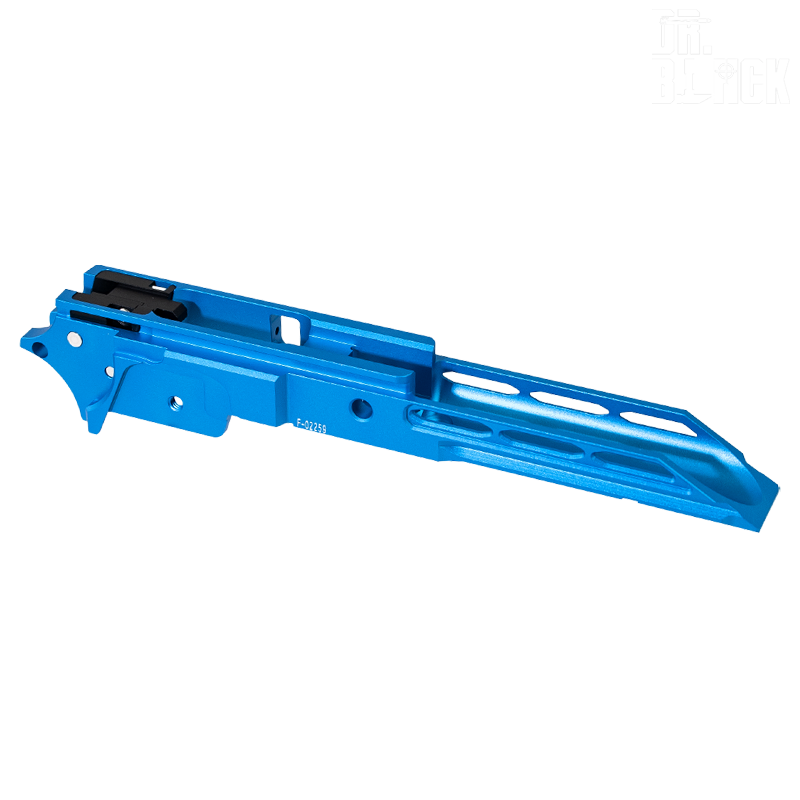 Dr.Black - Frame custom "Type 2" pour Hi-capa 4.3, aqua
