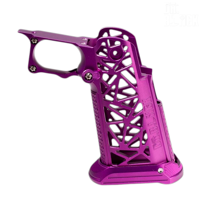 Dr.Black - Grip CNC custom "Type a" pour Hi-capa, violet Dr.Black - Grip CNC custom "Type a" pour Hi-capa, violet