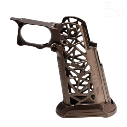 Dr.Black - Grip CNC custom "Type a" pour Hi-capa, tan