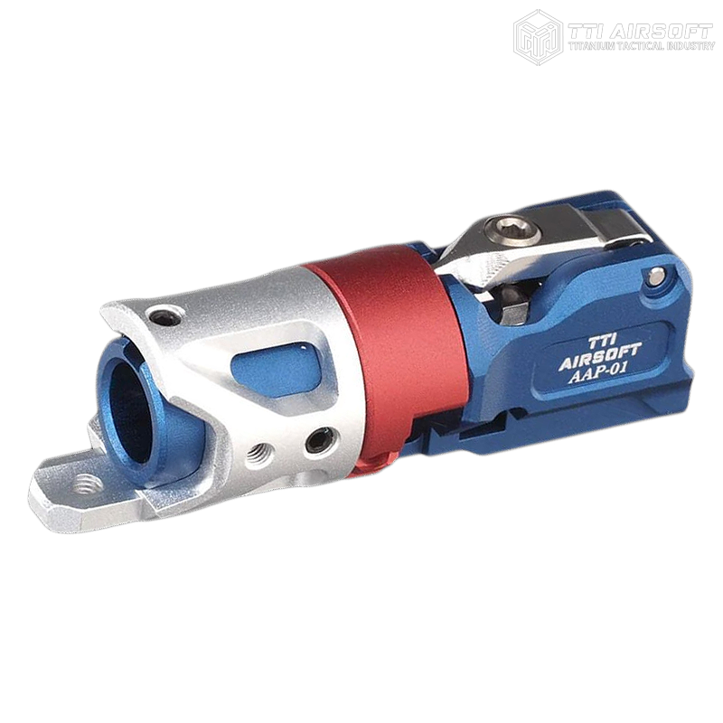 TTI Airsoft - Chambre hop-up TDC Infinity AAP-01, AAP-01C Action Army, bleu TTI Airsoft - Chambre hop-up TDC Infinity AAP-01, AAP-01C Action Army, bleu