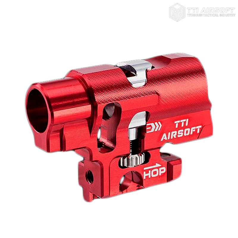 TTI Airsoft - Chambre hop-up TDC Infinity pour Hi-capa, rouge TTI Airsoft - Chambre hop-up TDC Infinity pour Hi-capa, rouge