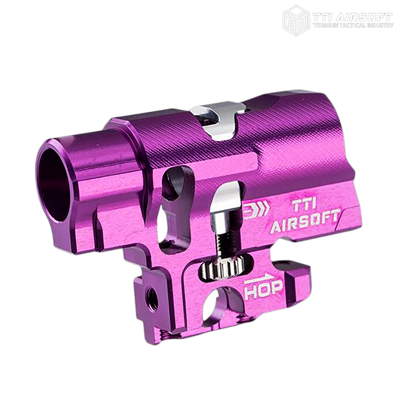 TTI Airsoft - Chambre hop-up TDC Infinity pour Hi-capa, violet TTI Airsoft - Chambre hop-up TDC Infinity pour Hi-capa, violet