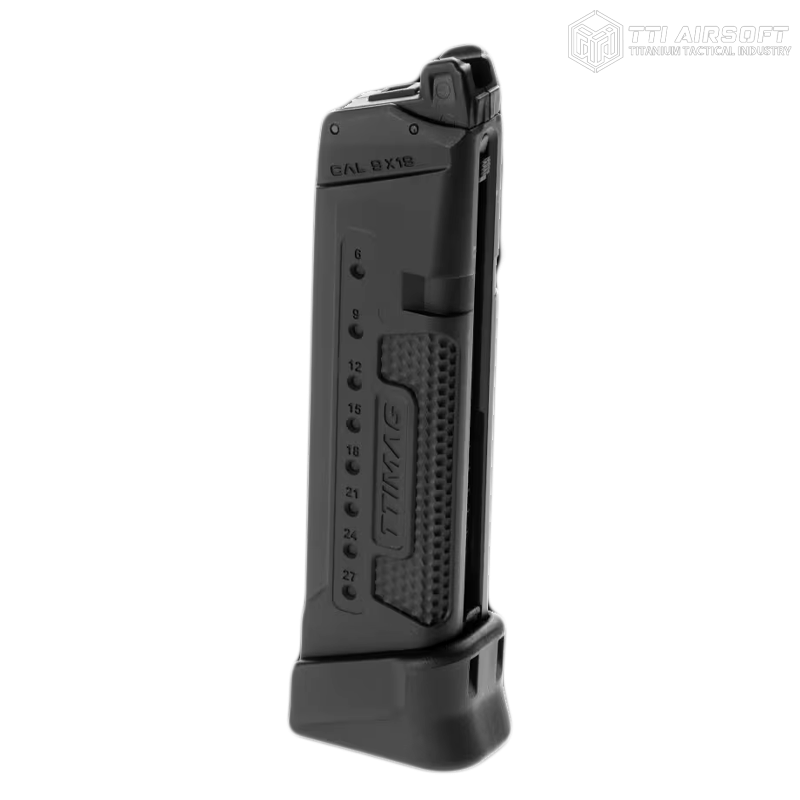 TTI Airsoft - Chargeur Light Weight Green Gas 26 billes pour G-Series TTI Airsoft - Chargeur Light Weight Green Gas 26 billes pour G-Series