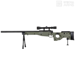 Specna Arms by Wellpro - Réplique sniper SA-S14 Edge™, pack complet, olive