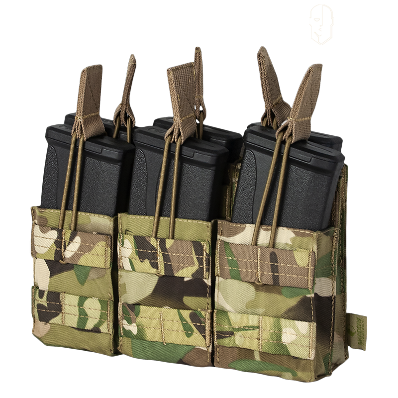 Shadow Gear - Triple poche chargeur "Stacker" M4, AK MOLLE, UTP Multicam