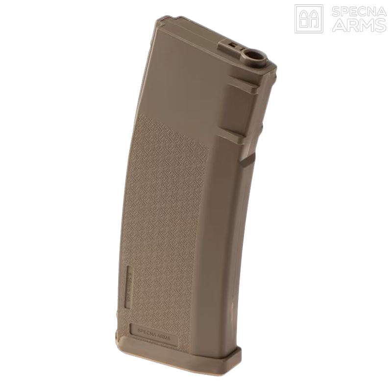 Specna Arms - Chargeur mid-cap S-MAG™ 120 billes pour M4, tan