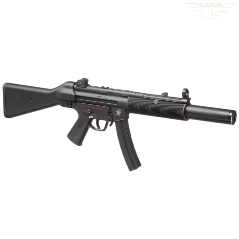 Jing Gong - Réplique SMG MP5 SD5, pack complet Airsoft