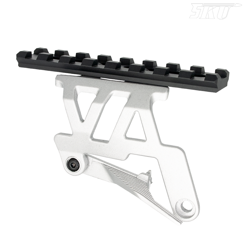 5KU - Rail de montage SHOOTER optique pour GBB Hi-Capa airsoft, chromé 5KU - Rail de montage SHOOTER optique pour GBB Hi-Capa airsoft, chromé