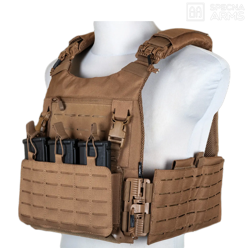 Specna Arms - Plate carrier SATAC™ QRB, laser cut, tan Specna Arms - Plate carrier SATAC™ QRB, laser cut, tan