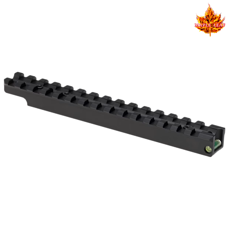 Maple Leaf - Rail CNC avec niveau à bulle, vert pour sniper VSR Maple Leaf - Rail CNC avec niveau à bulle, vert pour sniper VSR