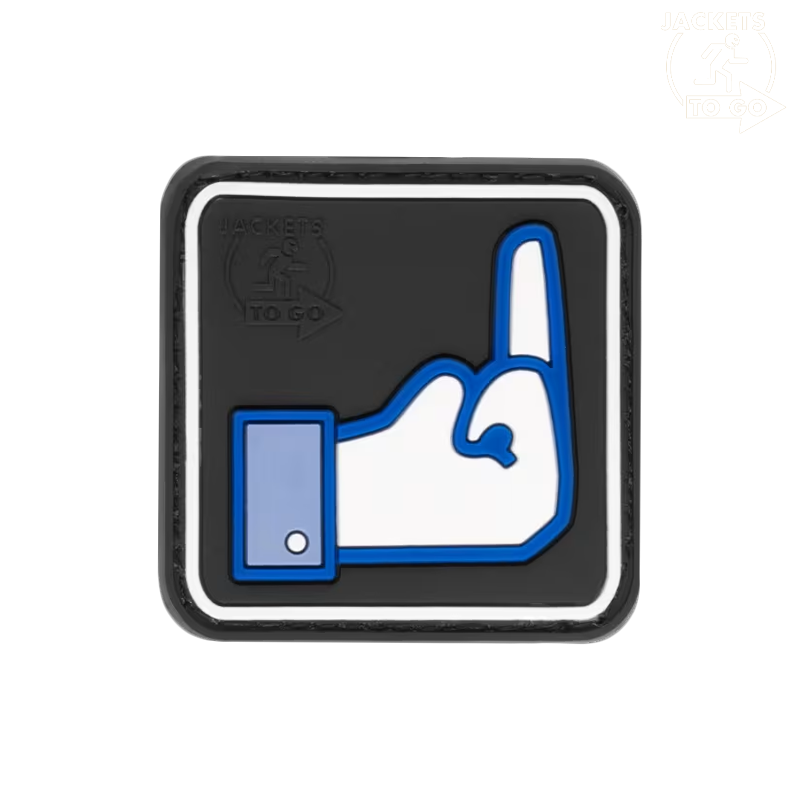 JTG - Patch 3D en PVC Dislike, multicolor
