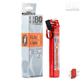 BO Energy - Batterie LiPo 11,1v 1300mAh, 25 C, 1 Stick, dean