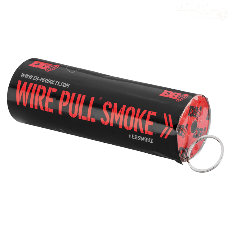 Enola Gaye - Fumigène "Wire Pull" avec goupille, rouge