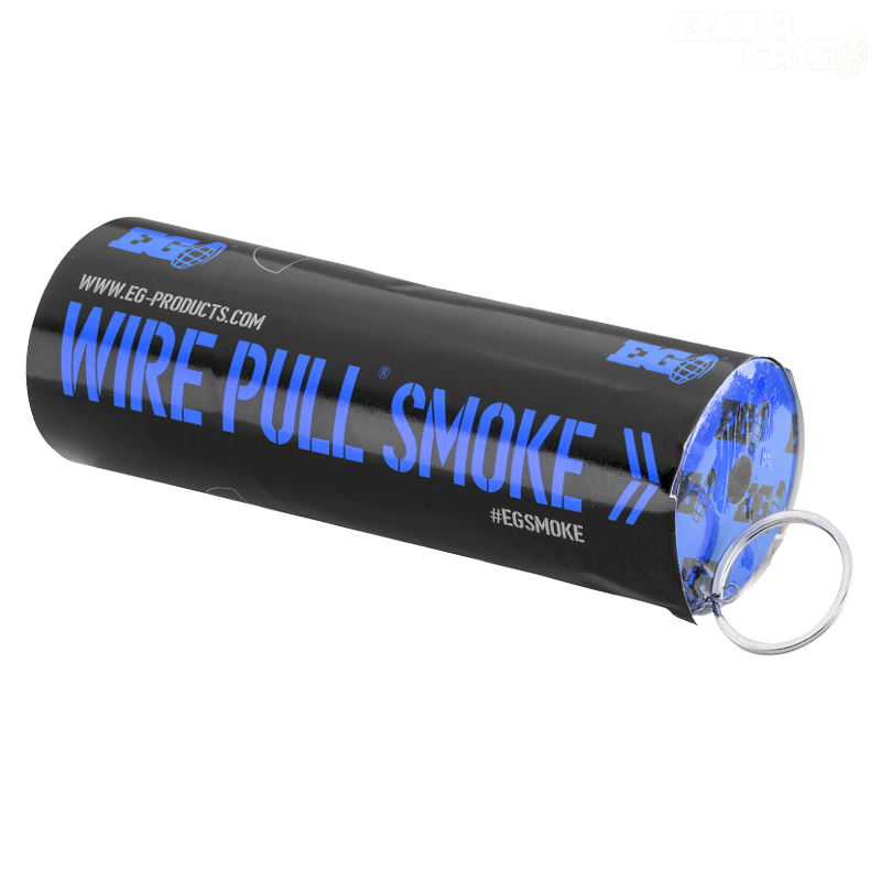 Enola Gaye - Fumigène "Wire Pull" avec goupille, bleu Enola Gaye - Fumigène "Wire Pull" avec goupille, bleu