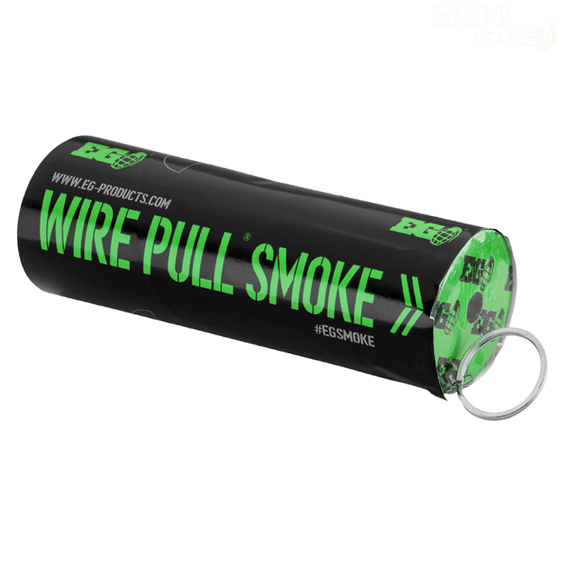 Enola Gaye - Fumigène "Wire Pull" avec goupille, vert