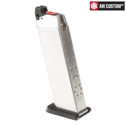 Armorer Works - Chargeur VX series 25 billes, Green Gas, chromé