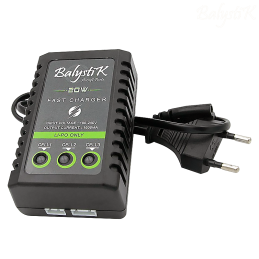 Balystik - Chargeur de batterie 20W LiPo/Li-ion 7,4v et 11,1v