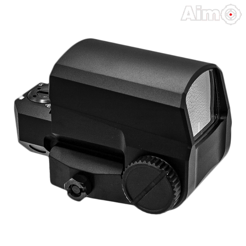 AIM-O - Viseur point rouge et vert LCO, noir pour Airsoft