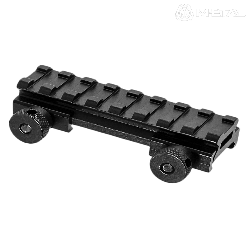 METAL - Réhausse de rail RIS Picatinny, 8 slot, low profile