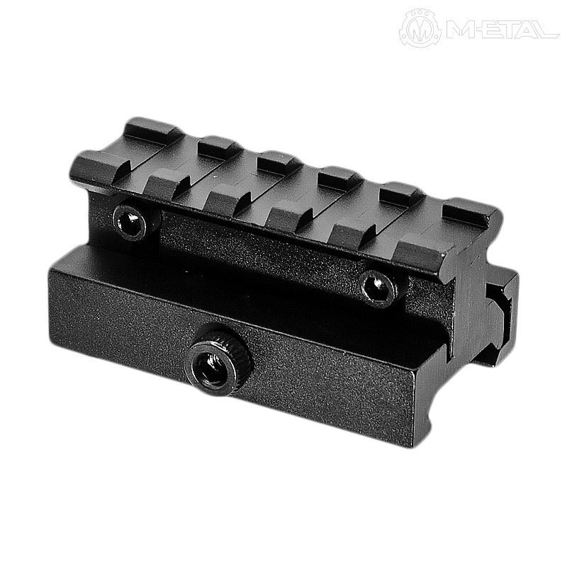 METAL - Réhausse de rail RIS Picatinny QD(Quick Detach), 5 slot METAL - Réhausse de rail RIS Picatinny QD(Quick Detach), 5 slot