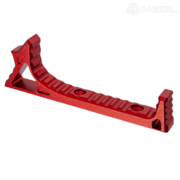 METAL - Poignée angulaire link curved CNC Keymod, rouge