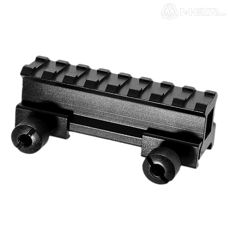 METAL - Réhausse de rail RIS Picatinny, 8 Slot, high profile