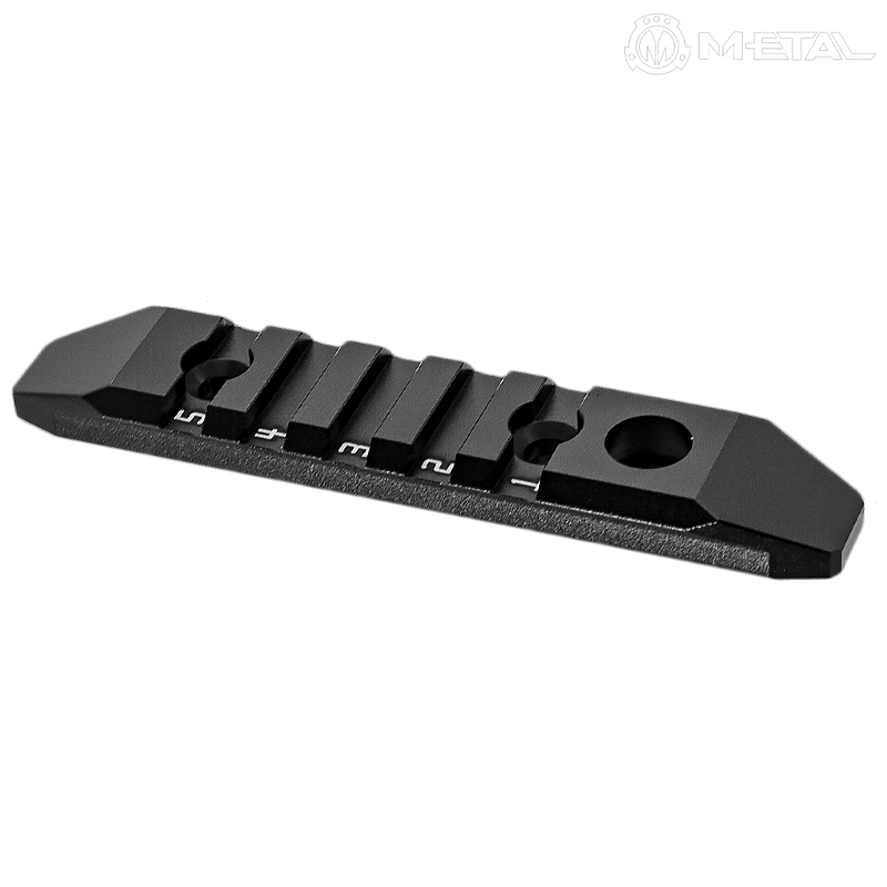 METAL - Rail de montage 5 slot M-Lok et Keymod