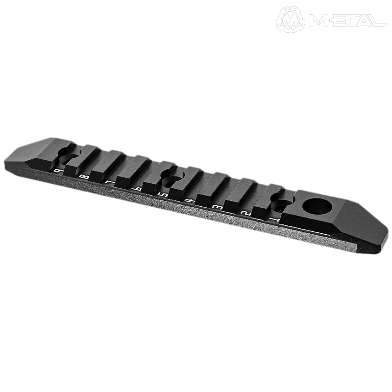 METAL - Rail de montage 9 slot M-Lok et Keymod